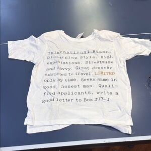 The Limited White Graphic Tee